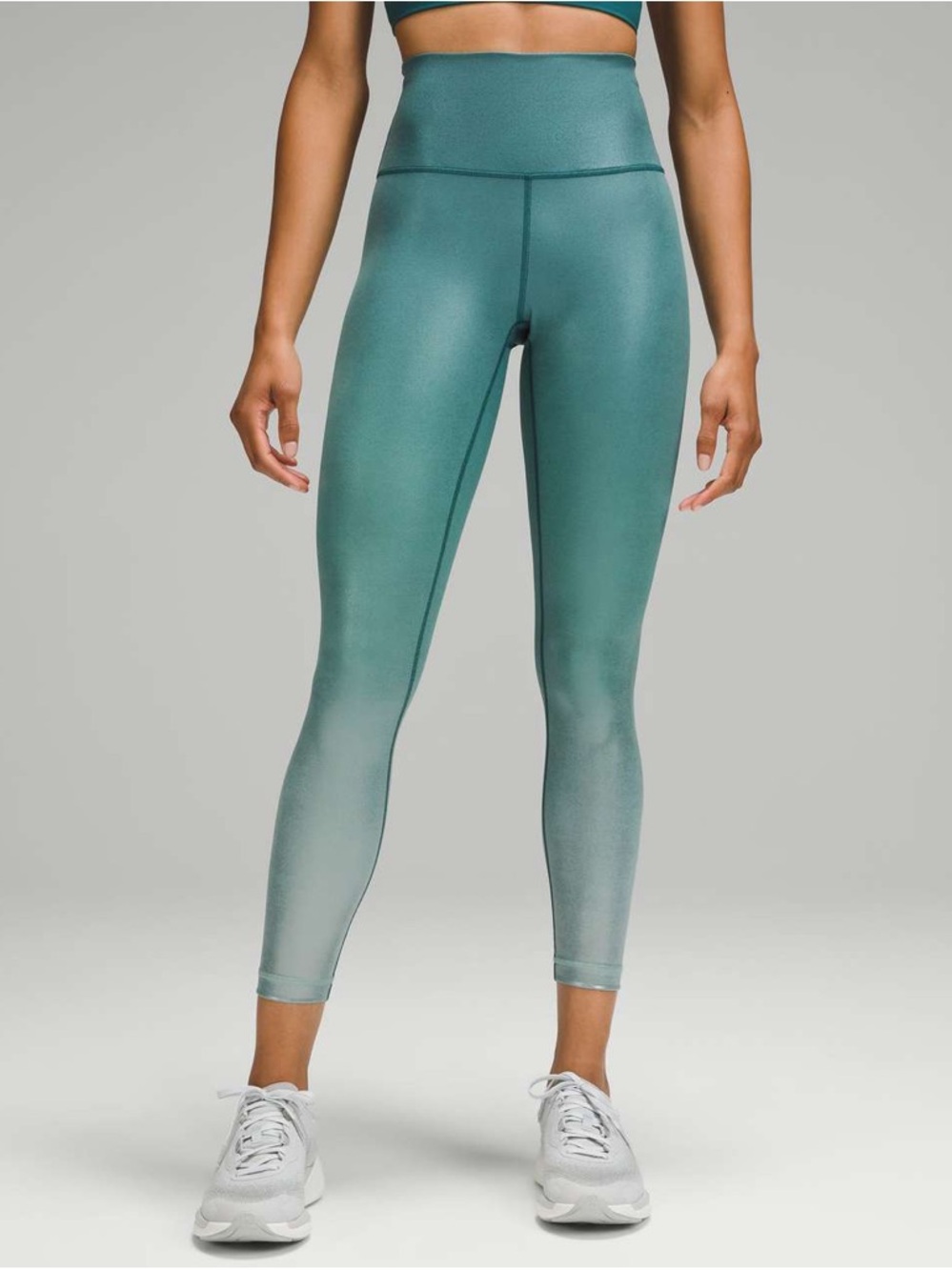 NWT Lululemon Wunder Train High-Rise Tight 25" Foil Size 6